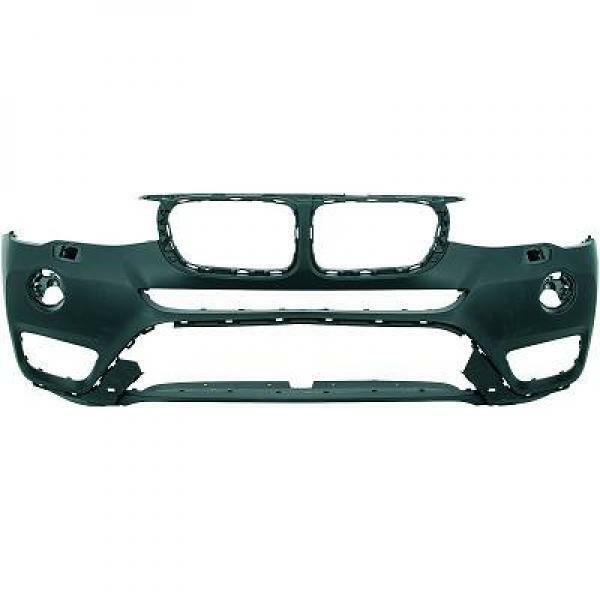 Paraurti anteriore X3 2014-2017 verniciabile no lavafari no sensori vetture