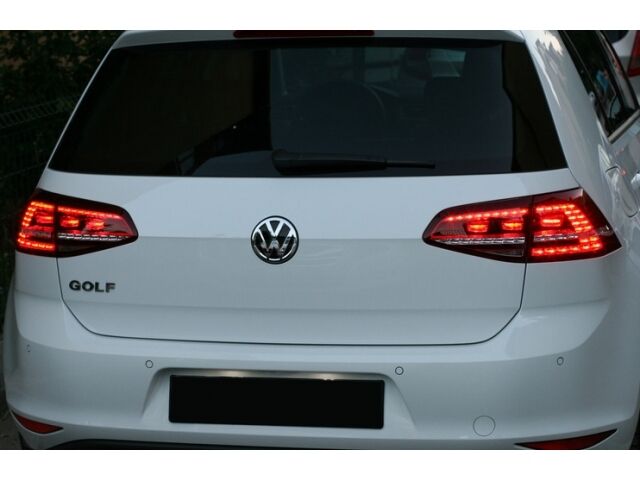 Coppia Set Fari Fanali Posteriori Golf VII 7 12-17 LED GTD GTI R LOOK Rossi