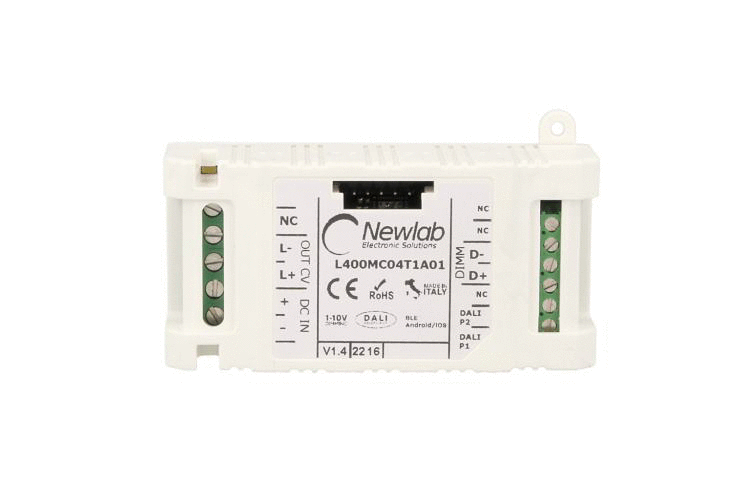 Newlab Led Dimmer PWM 12A Dimmerabile Tramite Bluetooth Pulsante N.O. 0-10V