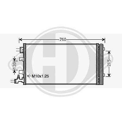 Condensatore clima MEGANE III 11/208 15/1.6/2.0 921100001R