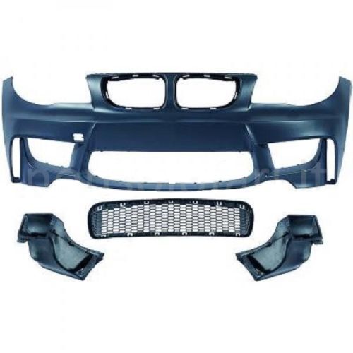 PARAURTI ANTERIORE TUNING Serie1 E81 E87 2004 - 2011 M LOOK NO SENSORI PARCH