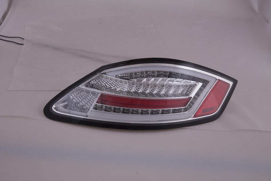 Coppia fari fanali posteriori LED TUNING Boxter 987 04-09 cromo Freccia Dinamica