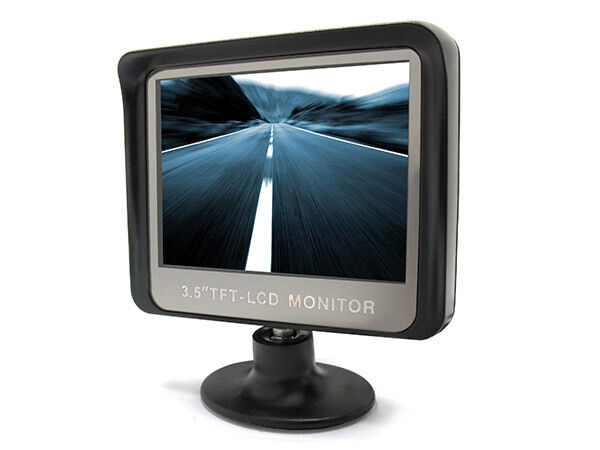Monitor TFT LCD 35'' Con Interruttore On/Off A Colori Per Telecamera Retromarci