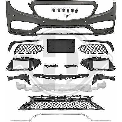 Paraurti Anteriore Tuning W205 14-18 LOOK C63 STYLE AMG abs verniciabile
