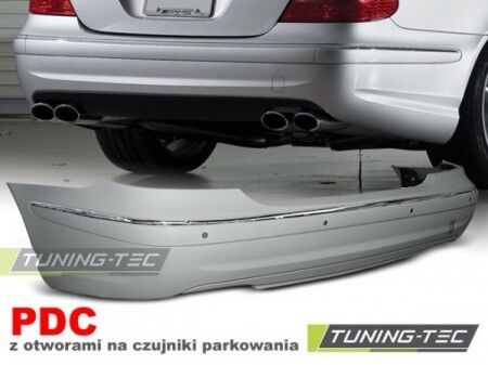Paraurti posterriore  Tuning W211 2002-2006 berlina  SEDAN AMG STYLE sensori par