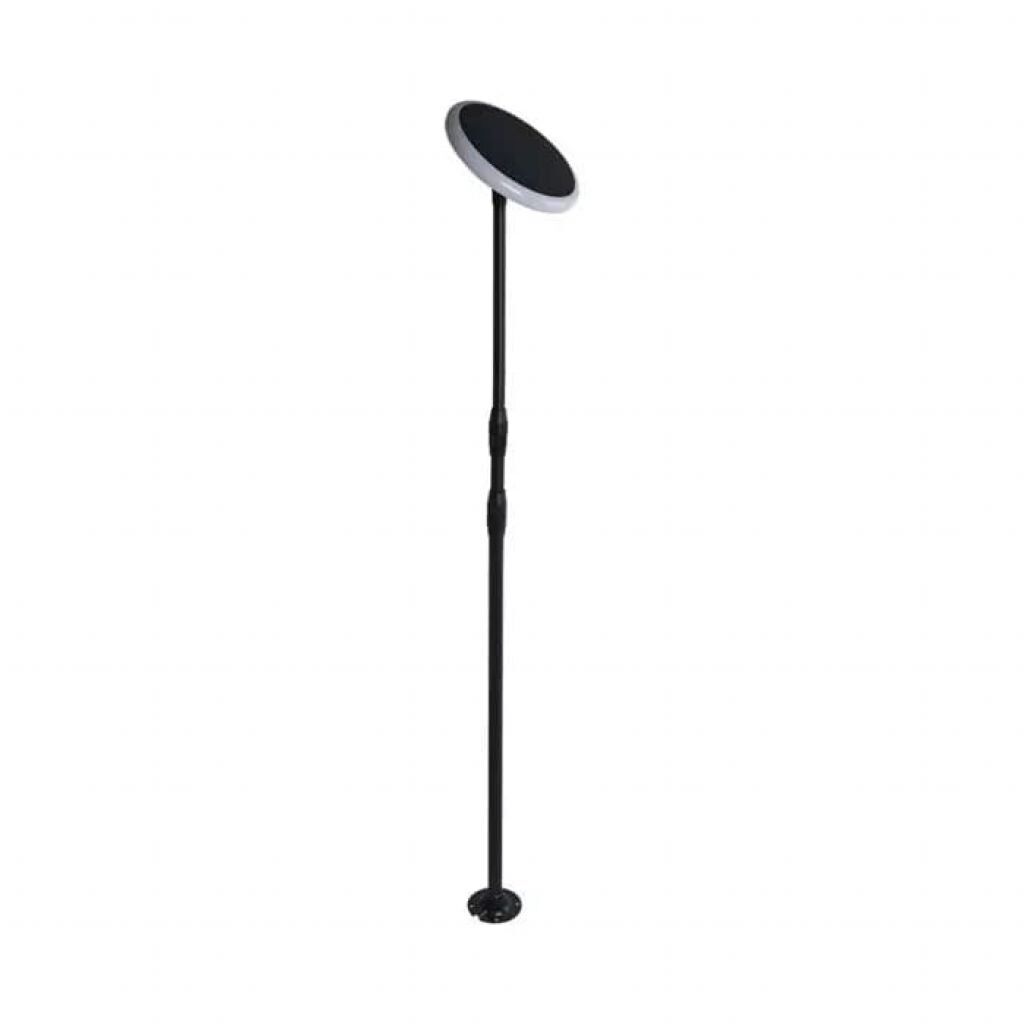 Piantana Solare LED da Giardino 8W con sensore crepuscolare Colore Bianco e