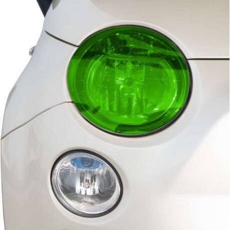PELLICOLA Fari Fanali Adesiva Fendinebbia Wrap Wrapping VERDE CHIARO HLF/G