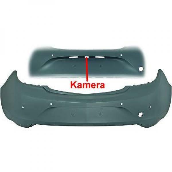 Paraurti posteriore INSIGNIA 4/5 porte 13-17 verniciabile per sensori parch