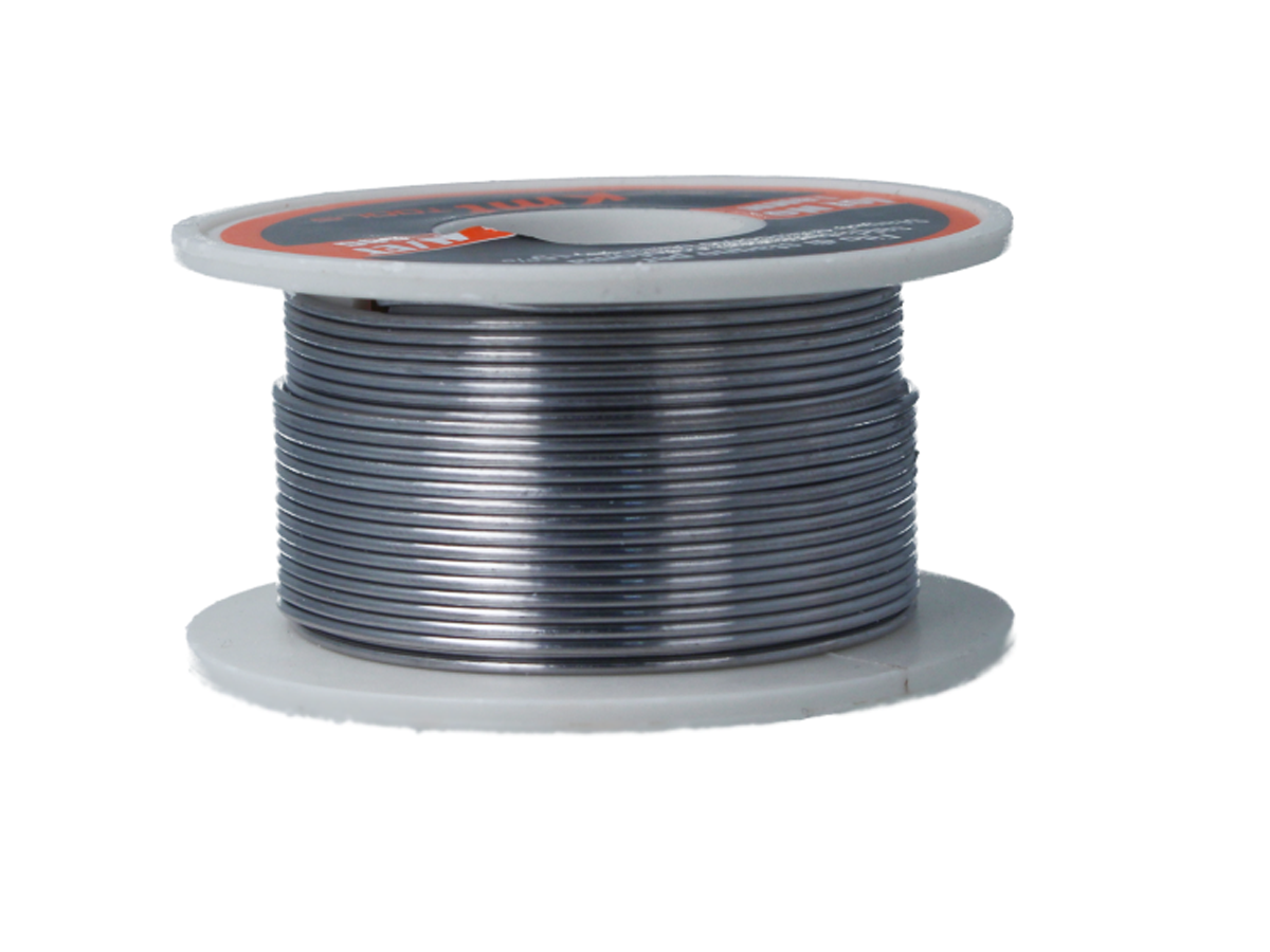 Filo Stagno Per Saldature 1mm 60g + Pasta Flussante Saldatura Rotolo di filo
