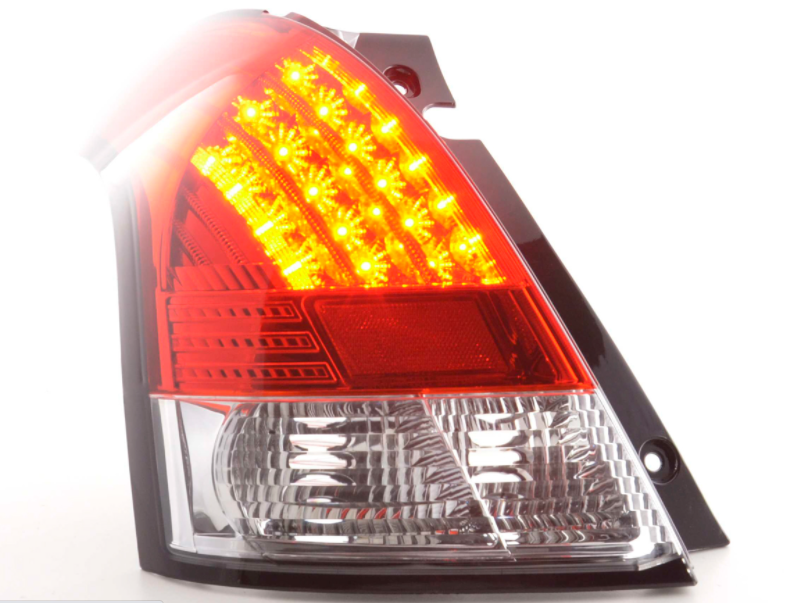 Coppia Set Fari Fanali posteriori Tuning a LED Swift MZ/EZ 05-> Rossi