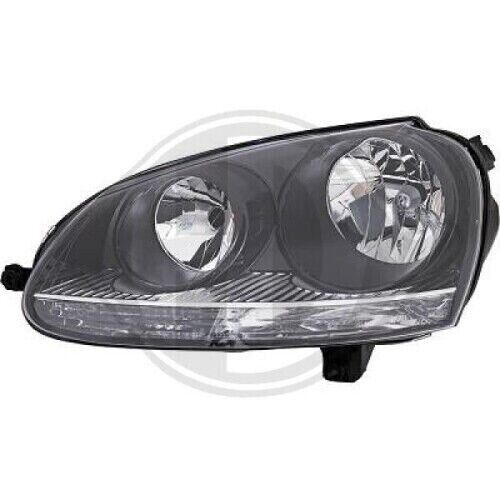 Faro anteriore sx GOLF 5 03-08 bordo nero H7+H7 con motor reg el 1K6941005T