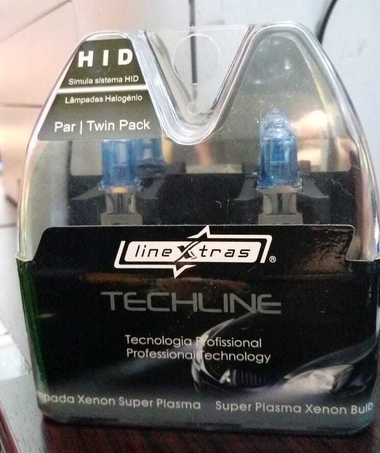 Coppia Lampade Lampadine LINEXTRAS H3 55W 12v TECHLINE Effetto Xeno ALOGENE HID