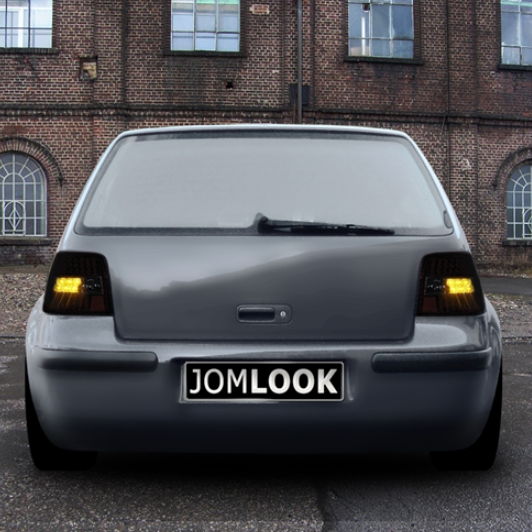 Coppia Set Fari Fanali posteriori Tuning a LED Golf IV 4 Neri Berlina