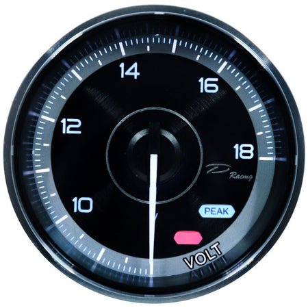 Manometro Strumento 60mm DEPO Racing voltmetro volmetro 8-18 v picco allarme