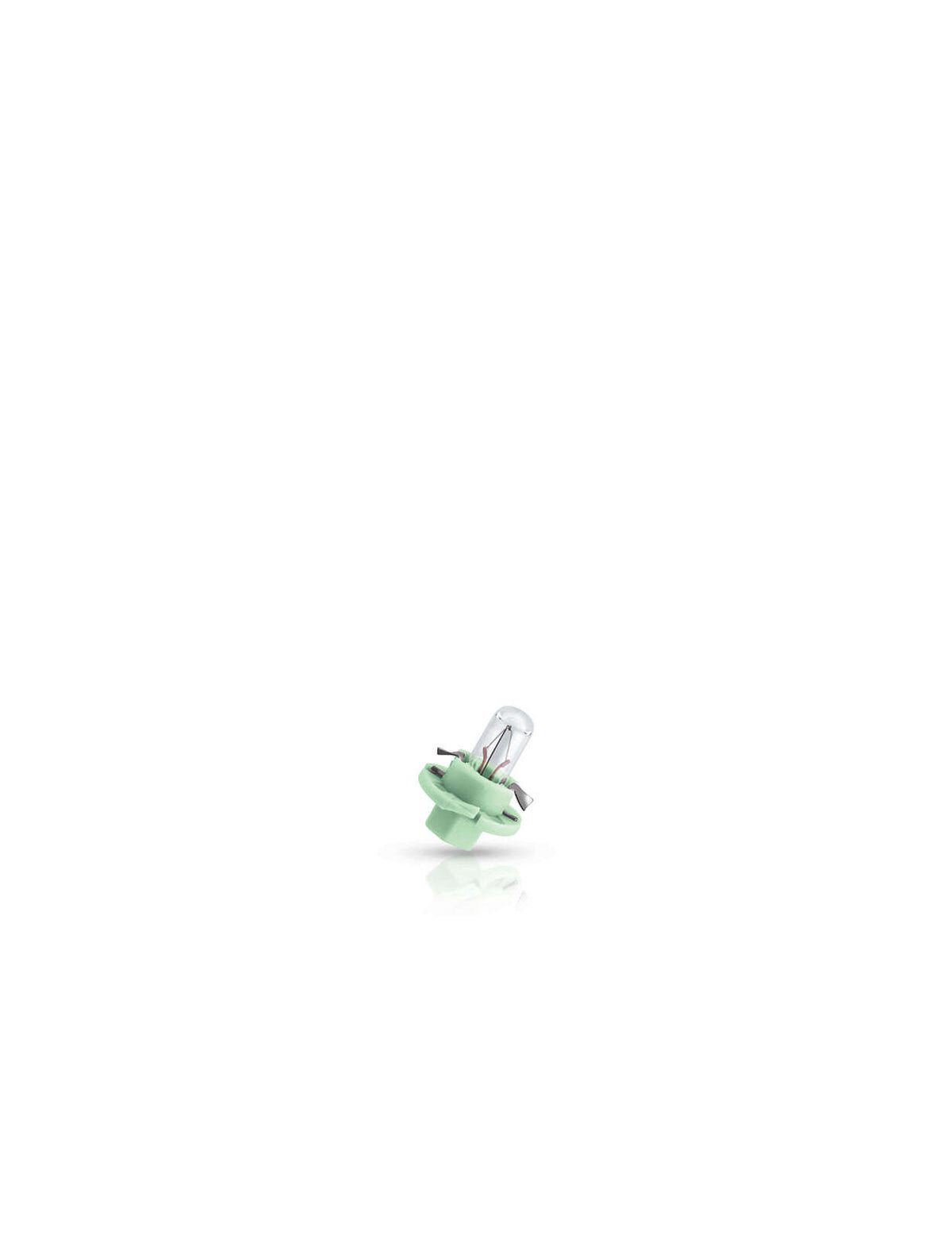Philips BX8,4D light green 12V2W CP