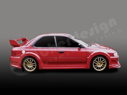 Coppia minigonne allargate IMPREZA GC/GF 93->01 == NUOVE == TUNING ==