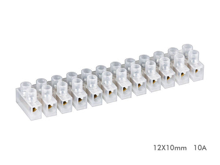 Morsettiera a Barriera Mammut 12X10mm 10A <ul><li>Mammut Morsetti Elettrici Di