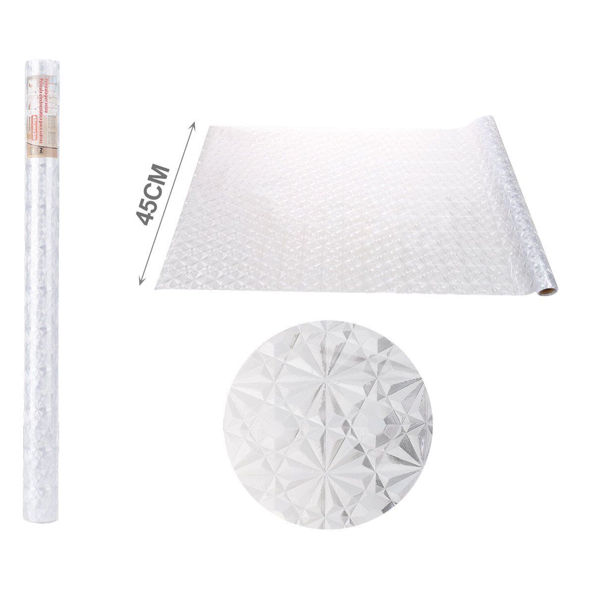 Pellicola per Vetri Finestre Autoadesiva Opaca 45x200 cm - Privacy Ufficio