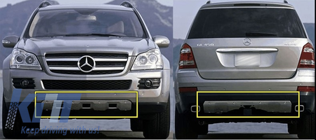 Piastre di protezione Off Road Benz X164 (2006-2009)