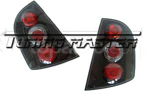 Fari posteriori Fabia I 00->07 Trasparenti Neri