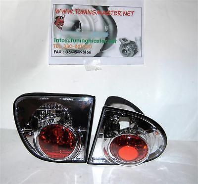 Coppia Fari posteriori Tuning Leon 1M 99->06 Trasparenti Cromati
