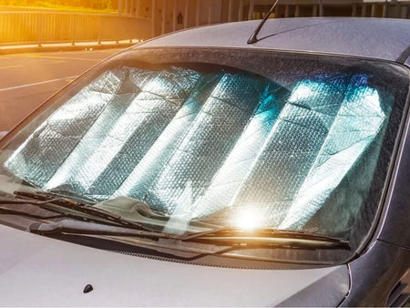 Parasole Auto Per Parabrezza Misura 180X90cm PE + Film Di Alluminio <ul><li>Il