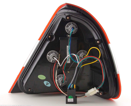 Coppia Fari Fanali posteriori Tuning LED Classe C W202 96->00 Rossi