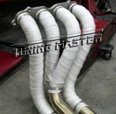 Benda termica in fibra marmitte moto shadow harley autovetture collettori 10 mt.