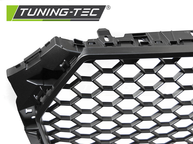 Calandra Griglia Mascherina Anteriore TUNING A4 B9 201-2019 nero lucido