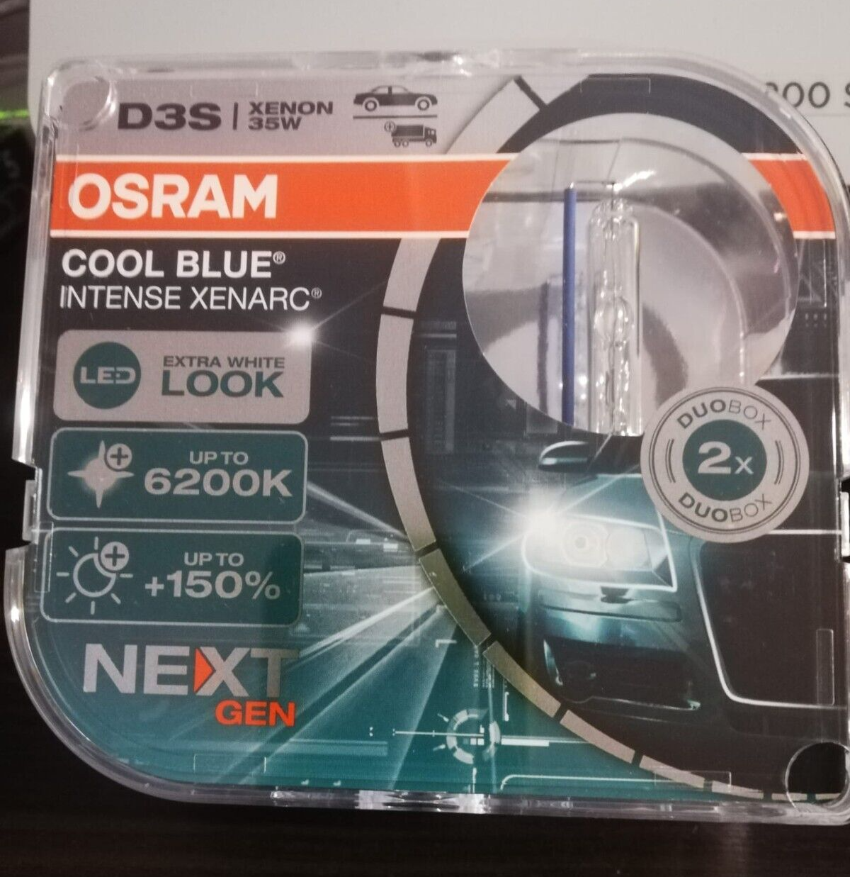 Coppia Lampade OSRAM XENARC COOL BLUE INTENSE D3S next generation