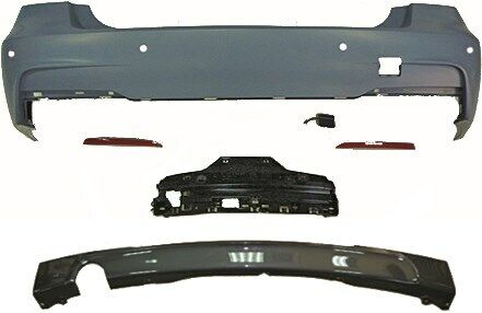Paraurti posteriore TUNING Serie3 F30 berlina 12-15 M-Sport sens scarico sx