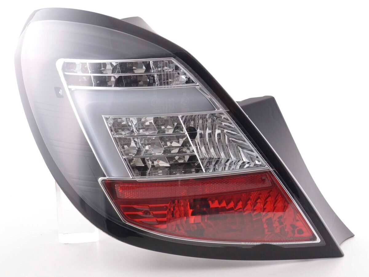 Coppia Set Fari Fanali Posteriori Tuning LED Corsa D  2006-2010 Solo 5 Porte Ner