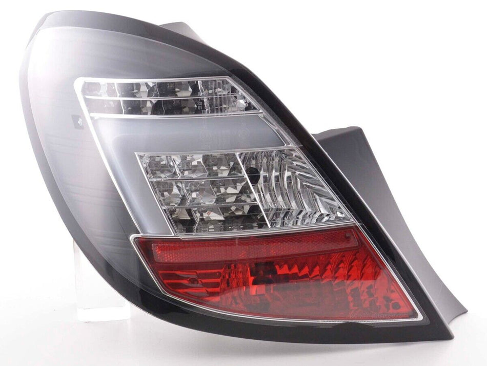 Coppia Set Fari Fanali Posteriori Tuning LED Corsa D  2006-2010 Solo 5 Porte Ner