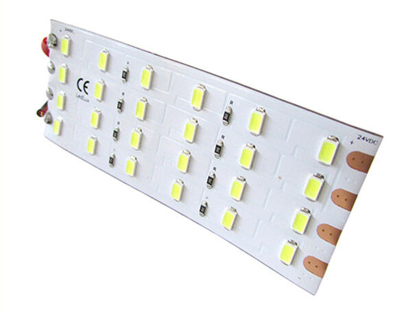 Pannello Plafoniera Led Flessibile 24V 8W Bianco Caldo 10cm Per Luci Abitacolo