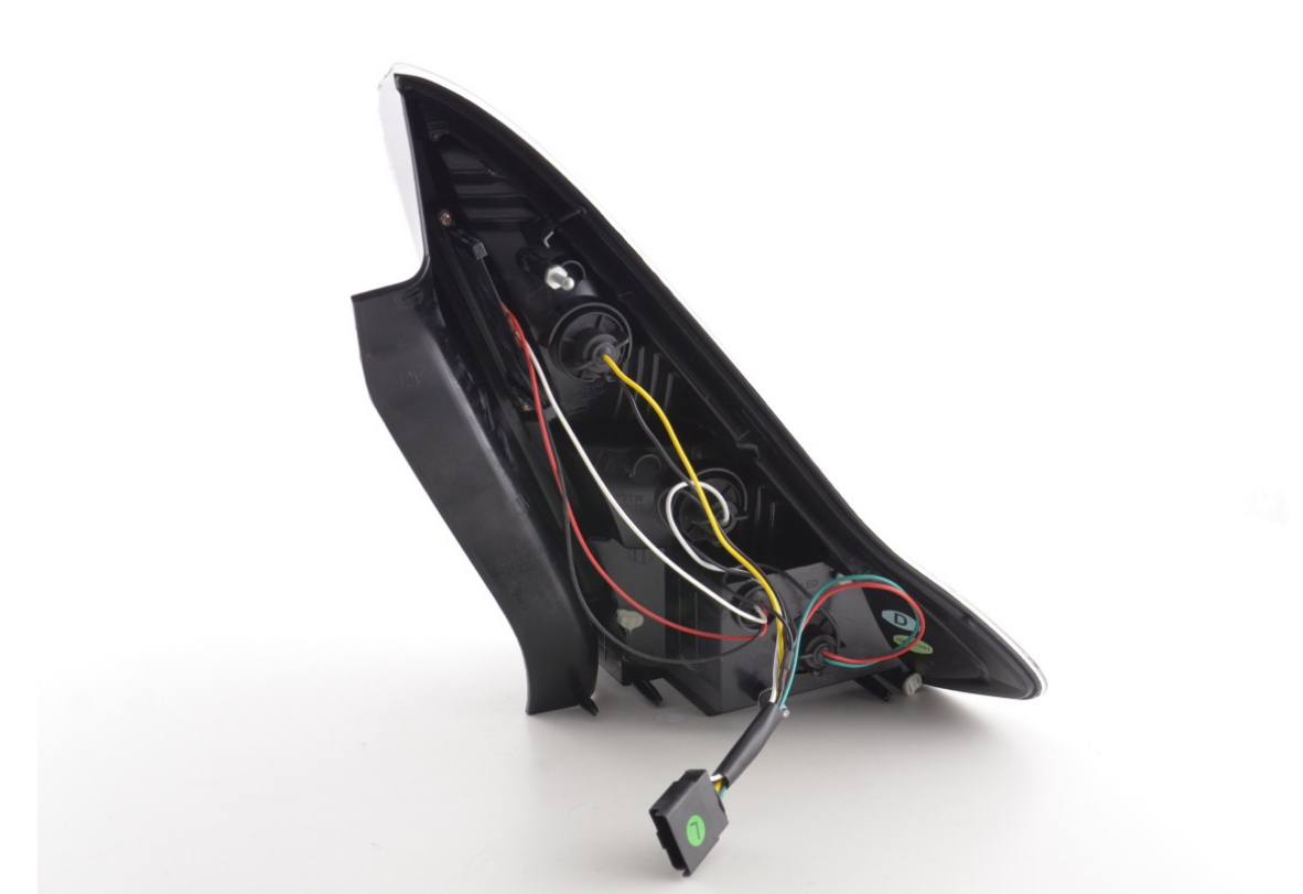 Coppia Fari Fanali Posteriori LED C4 Coupè Cromati 2004->2010 Typ. L