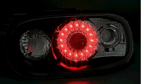 Coppia fari fanali posteriori TUNING MX5 NA 89-98 NERO CROMO Led