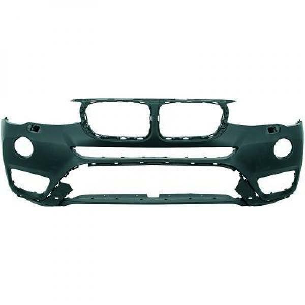 Paraurti anteriore X3 2014-2017 verniciabile no lavafari no sensori vetture