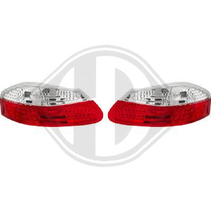 Coppia Set Fari Fanali posteriori Tuning LED  Boxster 96- 04 Rossi