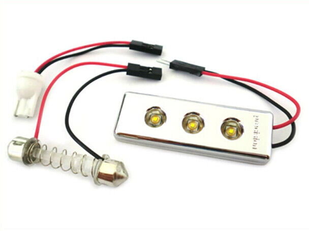 Pannello Led Per Luci Plafoniera Abitacolo Cortesia Auto 3 Smd PCB Osram Bianco