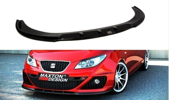 Ibiza 6J FR 2008-2012 - Sottoparaurti Lama Anteriore Tuning Nero Opaco