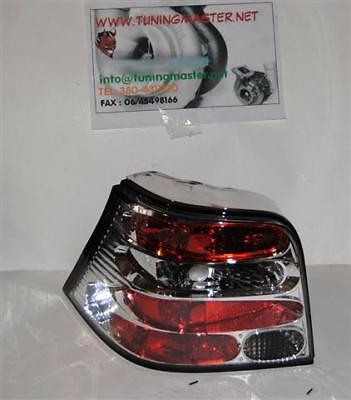 Coppia Set Fari fanali posteriori Golf IV 4 Cromati tuning