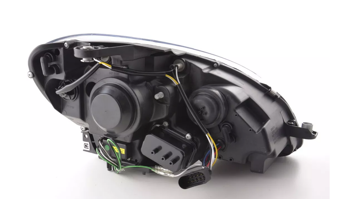 Coppia Fari Fanali Anteriori Tuning Dayline Luci Diurne classe C W204 07-10 Alog