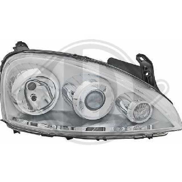 Faro fanale anteriore Destro CORSA C 04-06 TYC H7+H7