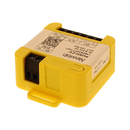 NEWLAB PUSH-CV Led Dimmer 12V 24V 48V 12A Con Pulsante N.O. 0-10V 1-10V