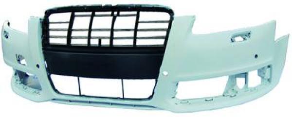 Paraurti anteriore A6 08-10 verniciabile per sensori parcheggio per lavafar