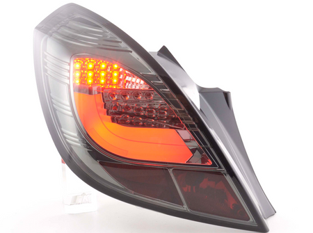 Coppia Set Fari Fanali Posteriori Tuning LED Corsa D 3 porte  06-10 fumé