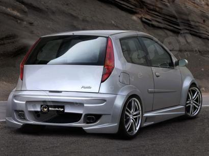 Paraurti posteriore tuning PHAZER ALLARGATO PUNTO MK2 188 1999-2003 3 pt