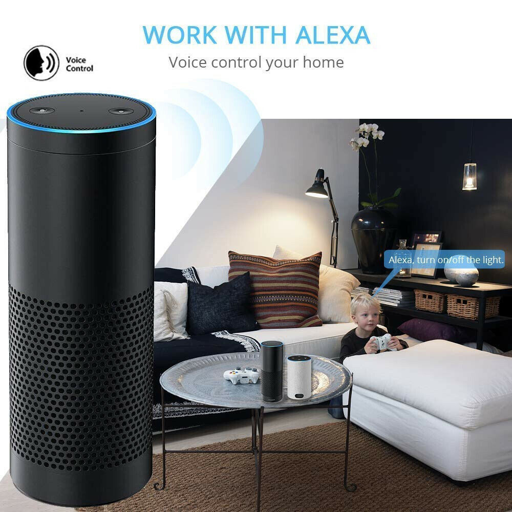 Kit Interruttore Da Parete Ricevitore Wireless WiFi 220V Compatibile Con Amazon