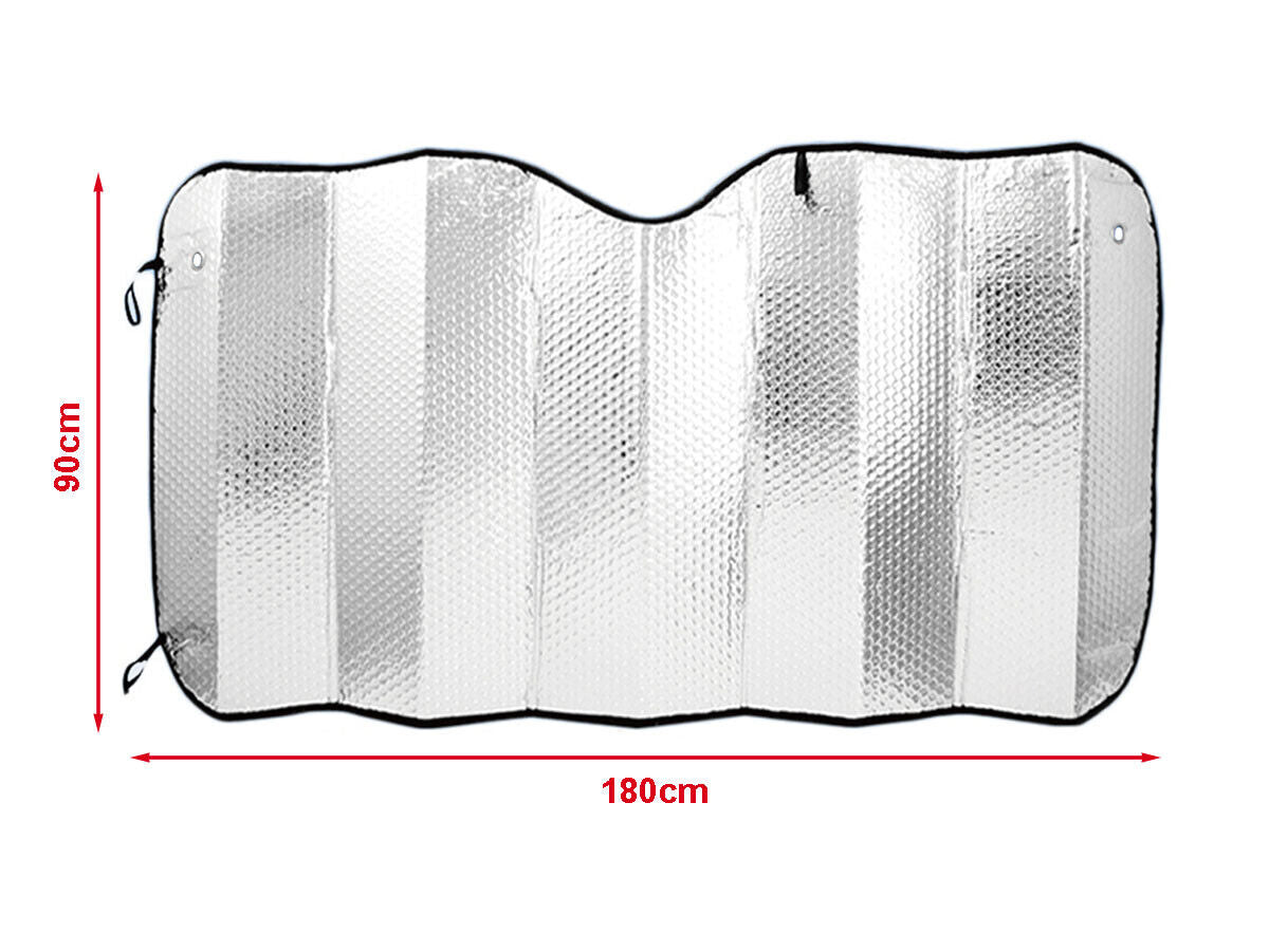 Parasole Auto Per Parabrezza Misura 180X90cm PE + Film Di Alluminio <ul><li>Il