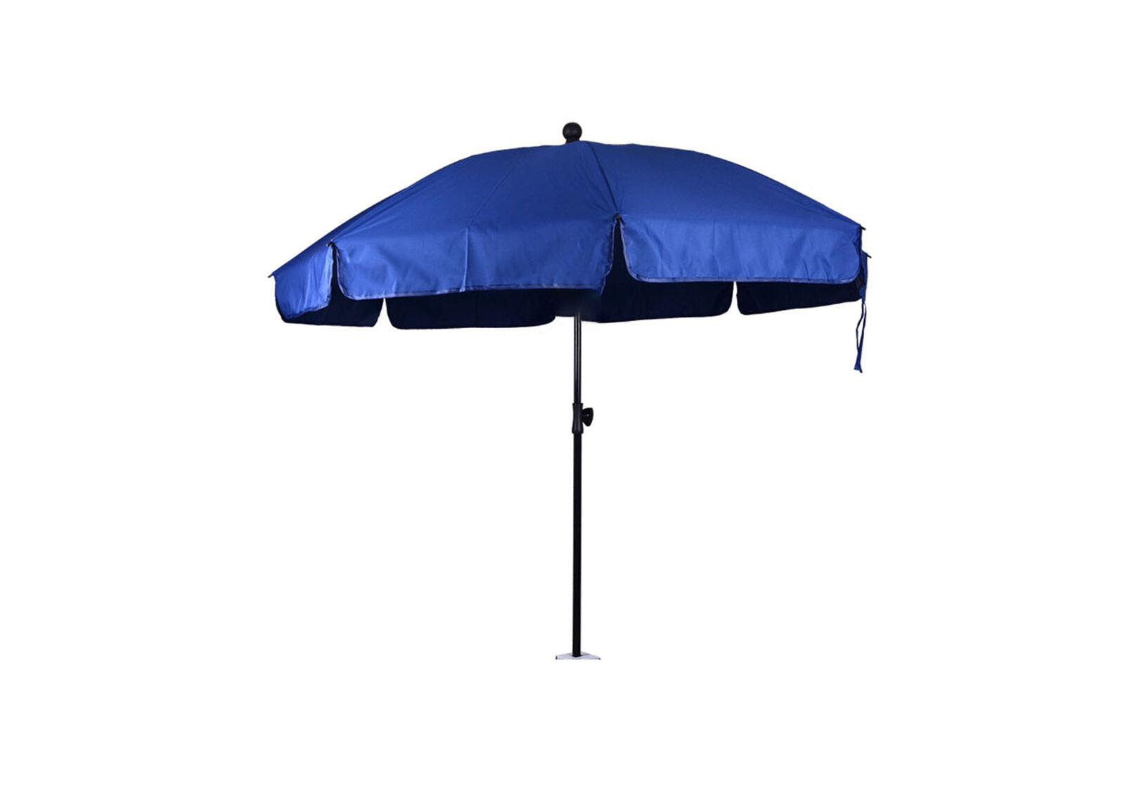 Ombrellone da Giardino Diametro 200cm Con Inclinazione Regolabile 8 Stecche